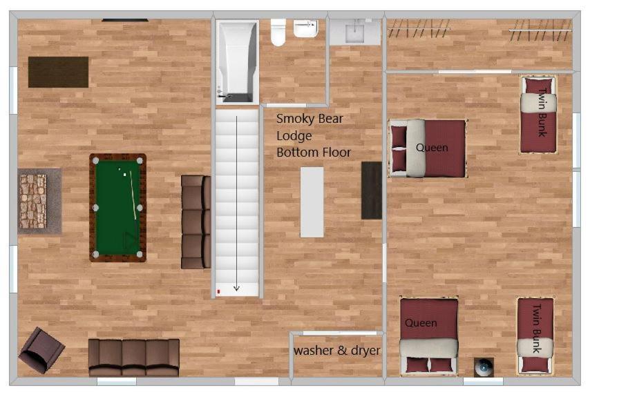 Smoky Bear Lodge With Guest House, Hot Tub, 1089 Free Tickets Each Paid Day, Dollywood And More سيفيرفيل المظهر الخارجي الصورة